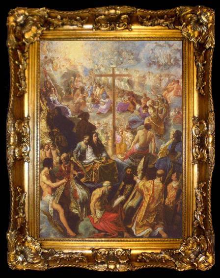 framed  Adam Elsheimer The Exaltation of the Cross from the Frankfurt Tabernacle, ta009-2